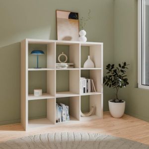 Montaro shelf, sand color, 107X33X107 cm