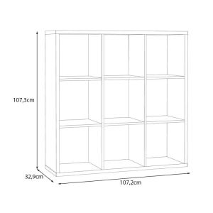 Montaro shelf, sand color, 107X33X107 cm