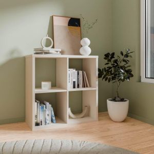 Montaro shelf, sand color, 73X33X73CM
