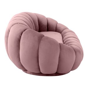Velvet sofa Beverly Embrace in rotten apple color 180x105x65cm