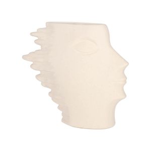 Ceramic flower pot FL5714 white color 26X5X22CM
