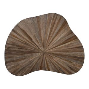 Set of 2 coffee tables Gaia brown color 76X52X45CM and 76X52X38CM