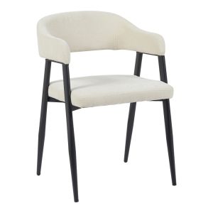 Armchair Sezan fabric beige 56x55x78cm