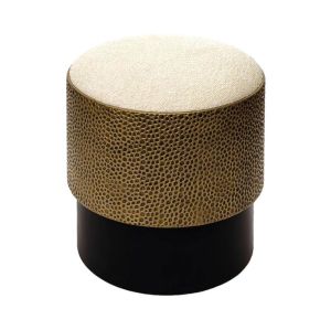 Round metal stool FL0370 gold 37X38CM