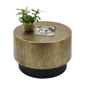Round metal coffee table FL0115 gold 60X40CM