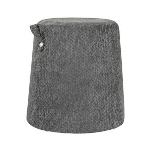 Round stool Orbis gray color 39X43CM