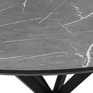 Round dining table Vector gray color 90cm