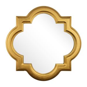 Кръгло огледало FL3006 златист цвят 77см