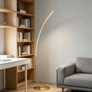 Лампион Archer LED метал в златист цвят 70x28x165см