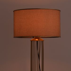 LAMP Firdo Pakoworld E27 golden-beige D38x155 cm
