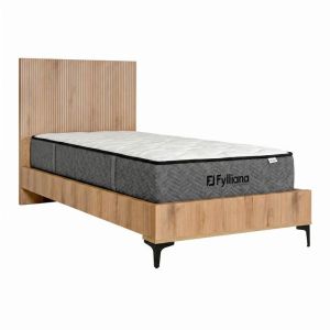 Alicante bed natural color cinnamon oak 100X210X110CM (90X200)