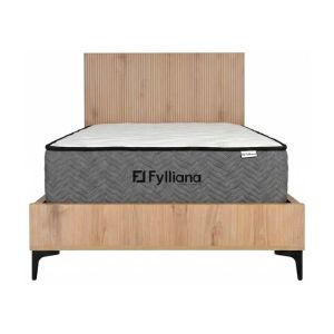 Alicante bed natural color cinnamon oak 100X210X110CM (90X200)