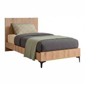 Alicante bed natural color cinnamon oak 130X210X110CM (120X200)