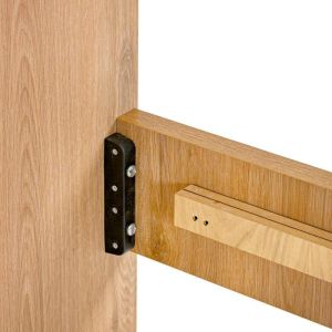 Alicante bed natural color cinnamon oak 130X210X110CM (120X200)
