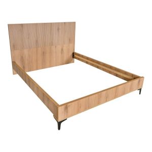 Alicante bed natural color cinnamon oak 150X210X110CM (140X200)