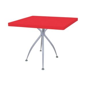Table 80x80 sunny red