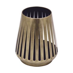 Metal lantern FL0236 gold 25X30CM