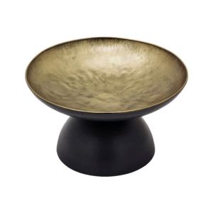 Metal decorative bowl FL0070 gold 28X16CM