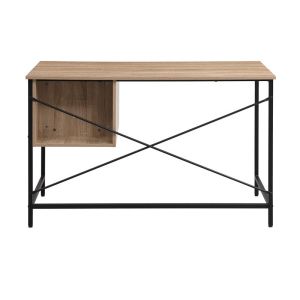 Метално бюро Rythmos Sonoma - цвят орех 120X60X76СМ