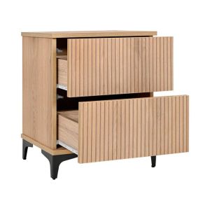 Нощно шкафче Alicante натурален цвят канела дъб 50X34X59СМ