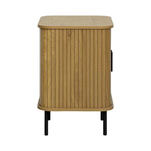 Нощно шкафче FL2459 Sonoma - черен цвят 48X40X60СМ