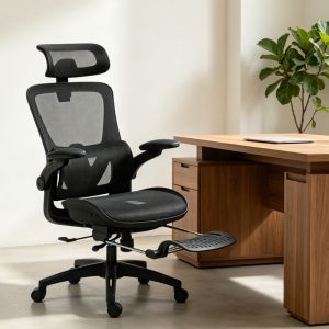 Office chair Zenyk, black, 63x70x126 cm