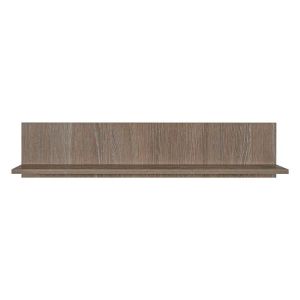 Wall shelf Lumina 120 tobacco color 120X24X20CM