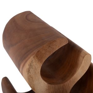 Solid wood bottle rack for 6 bottles 18x20x50cm HM9485