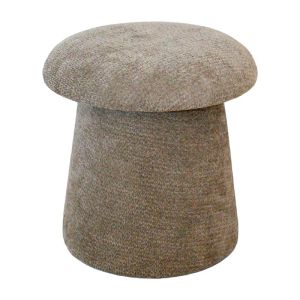 Stool Luno brown color 40X43CM