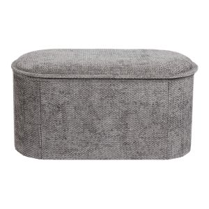 Stool Trebia gray fabric 76x38x38cm