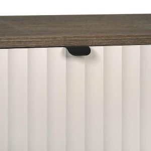 Тв шкаф Aura 183 2V тютюнев цвят с кашмир 183X50X40СМ