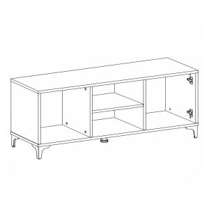 Тв шкаф Lumina 138 2V цвят тютюн 138X50X40СМ