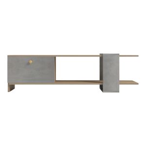 ТВ шкаф Standi в цвят сонома-сив цимент 120x25x36.8см