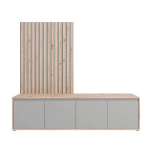 Тв шкаф Stonex Artisan Oak с цвят сайдия 189X42X170СМ