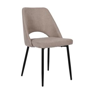 Трапезарен стол FL6020 бежов цвят 53X46X83СМ