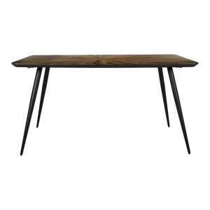 Dining table Gaia brown color 150X90X76CM