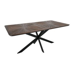 Dining table Gaia brown color 180X90X76CM