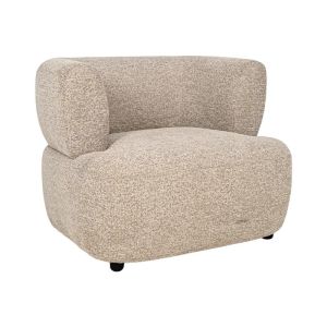 Haven armchair beige fabric 71X90X87CM