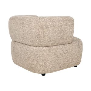 Haven armchair beige fabric 71X90X87CM
