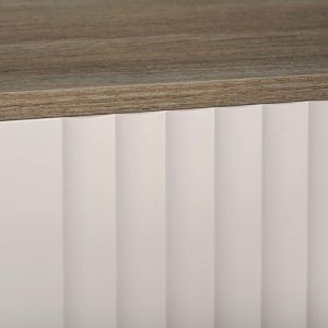 Coffee table Aura tobacco color with cashmere 120X60X45CM