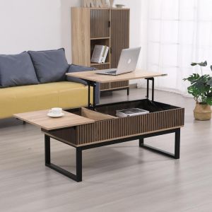 Coffee table with mechanism Rythmos Sonoma - walnut color 109X55X46CM