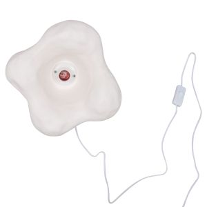 Комплект от 3 стенни аплици Luxon HM10725.01 фибро цимент в бяло [sml]