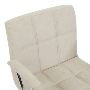 Офис стол Buleco бежов плат 56x46x74-86см