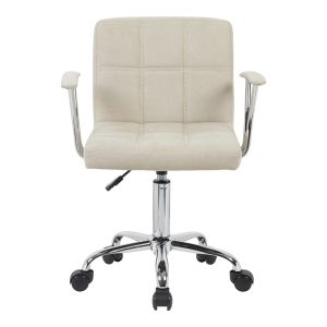 Офис стол Buleco бежов плат 56x46x74-86см