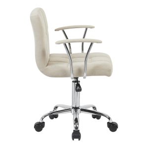 Офис стол Buleco бежов плат 56x46x74-86см