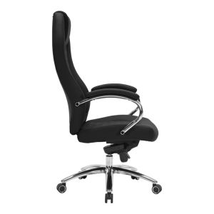 Офис стол Ionia черен PU 67x49.5x123см