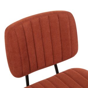 Офис стол Warra бордо плат 50x52x76-86см