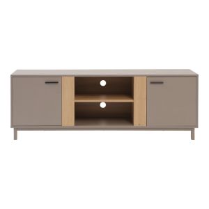 ТВ шкаф Polenio капучино с естествен цвят 150x40x53см