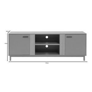 ТВ шкаф Polenio капучино с естествен цвят 150x40x53см