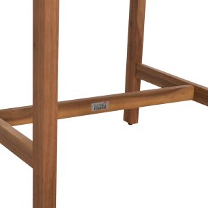Бар стойка квадратна Servan HM6516 акациево дърво в естествен цвят 65X65X100.5HСМ.